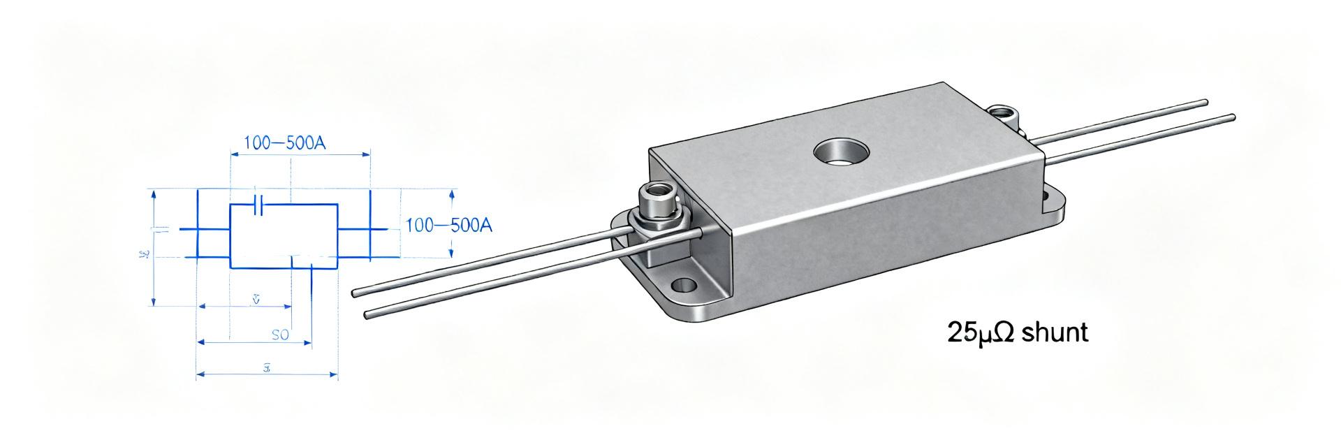 HoFL3-8536 25μΩ shunt resistor: Lab data & datasheet